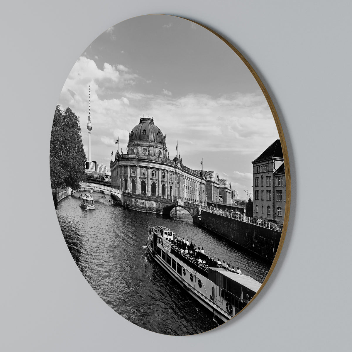 GHOSTS OF HISTORY Arte de pared redondo