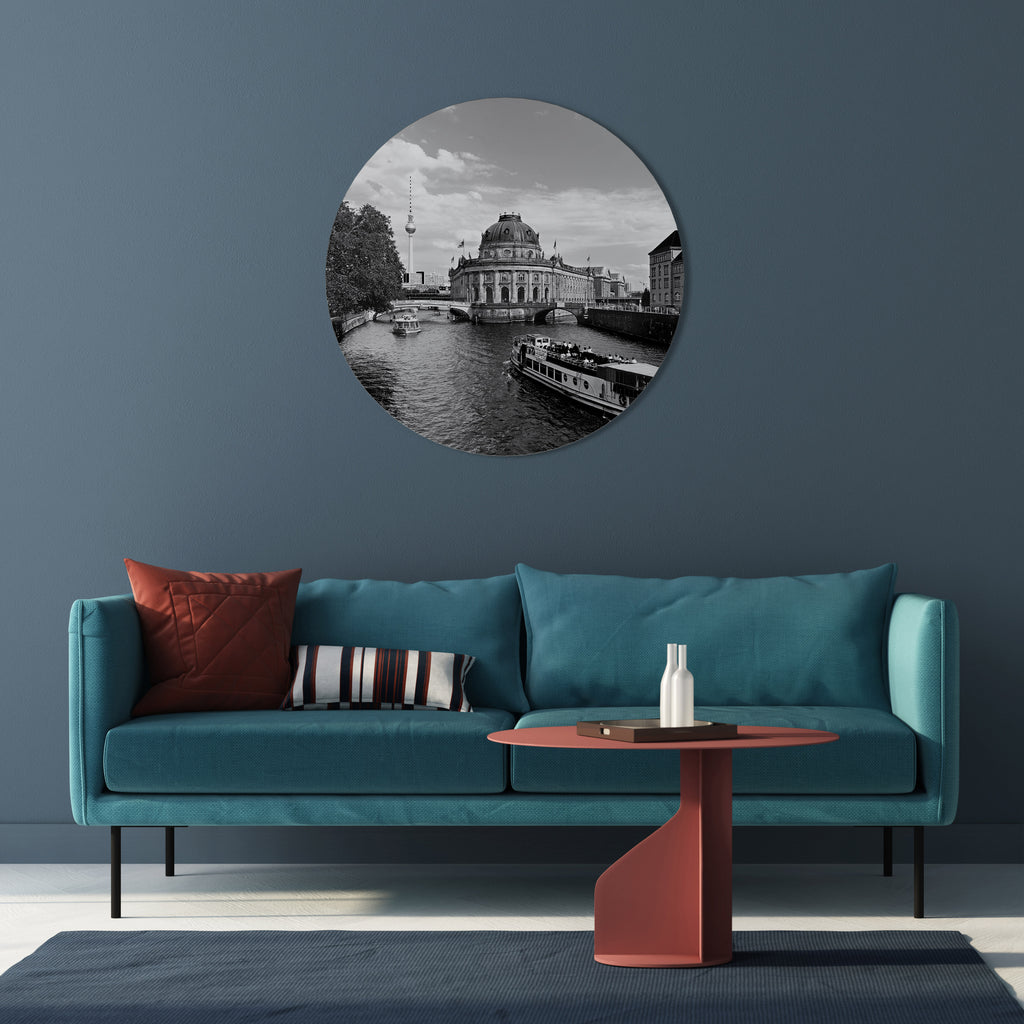 GHOSTS OF HISTORY Round Wall Art