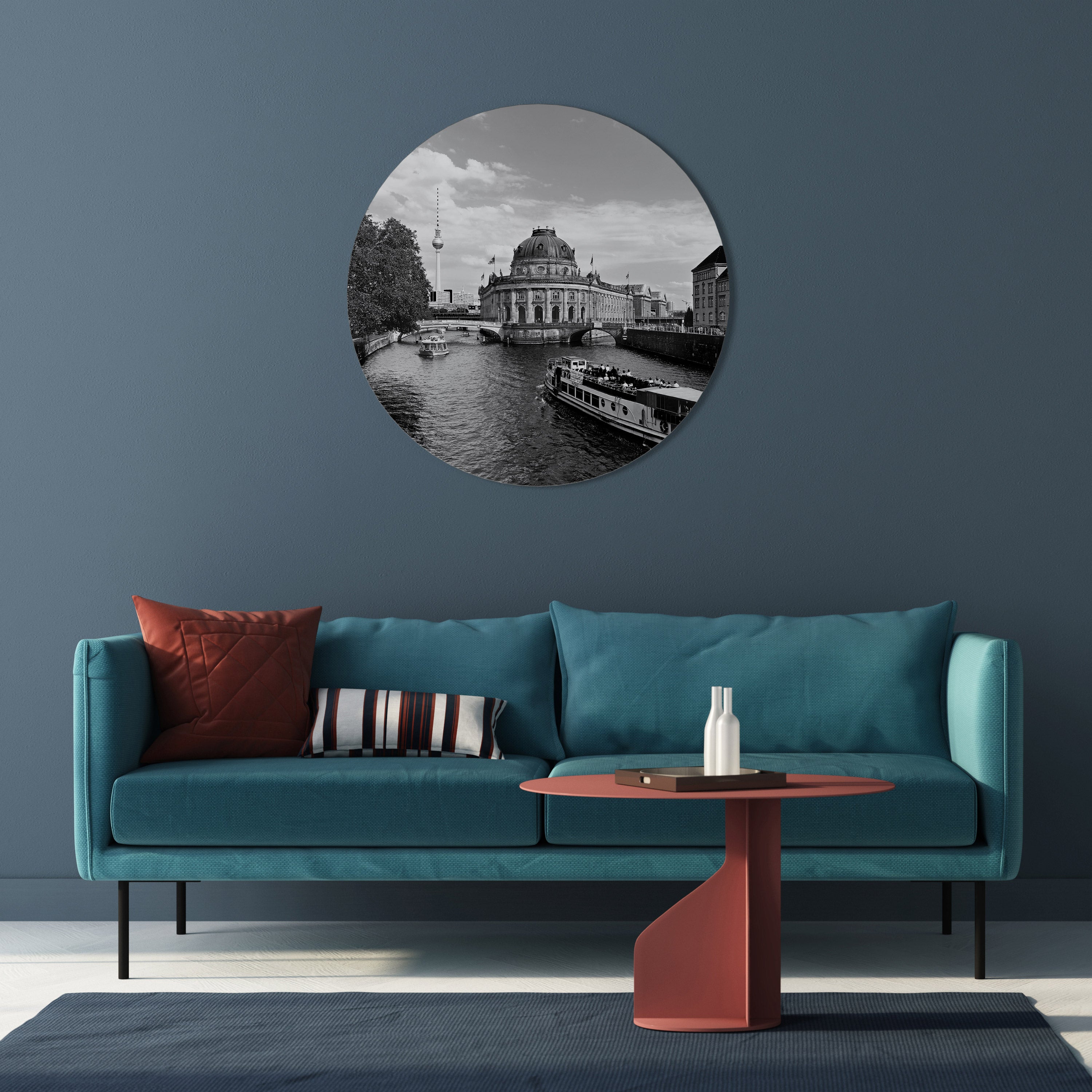 GHOSTS OF HISTORY Round Wall Art