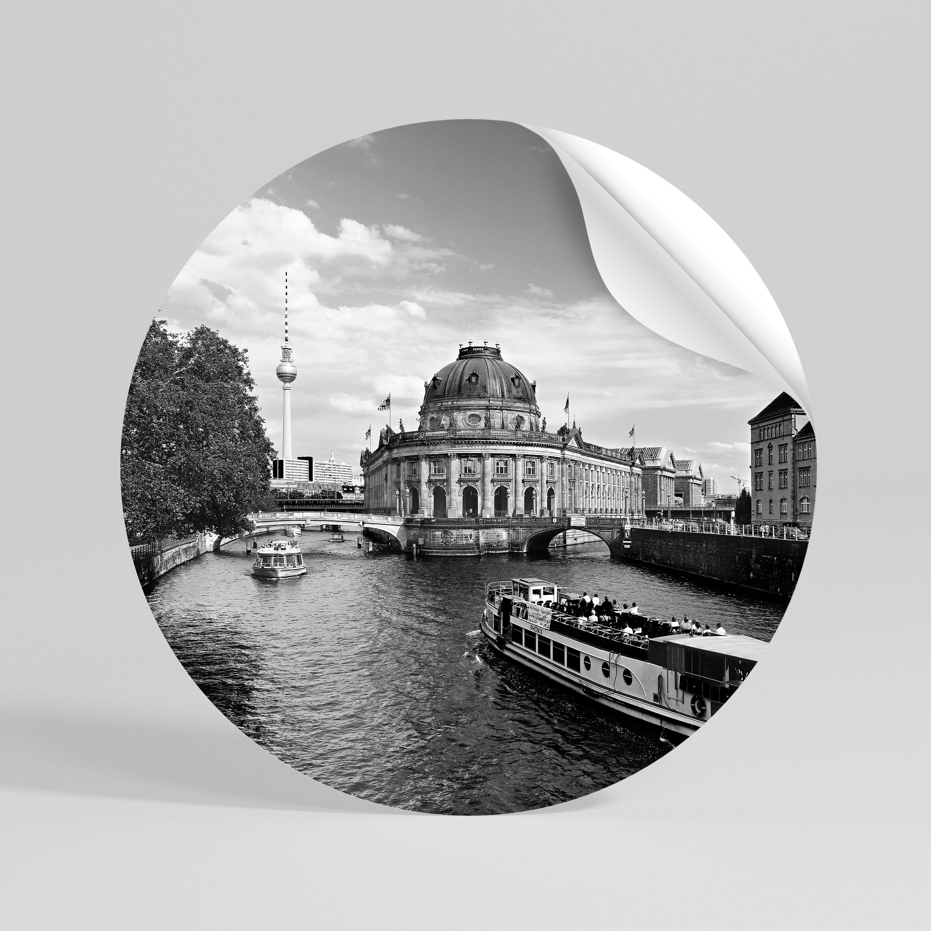 GHOSTS OF HISTORY Vinilo adhesivo redondo