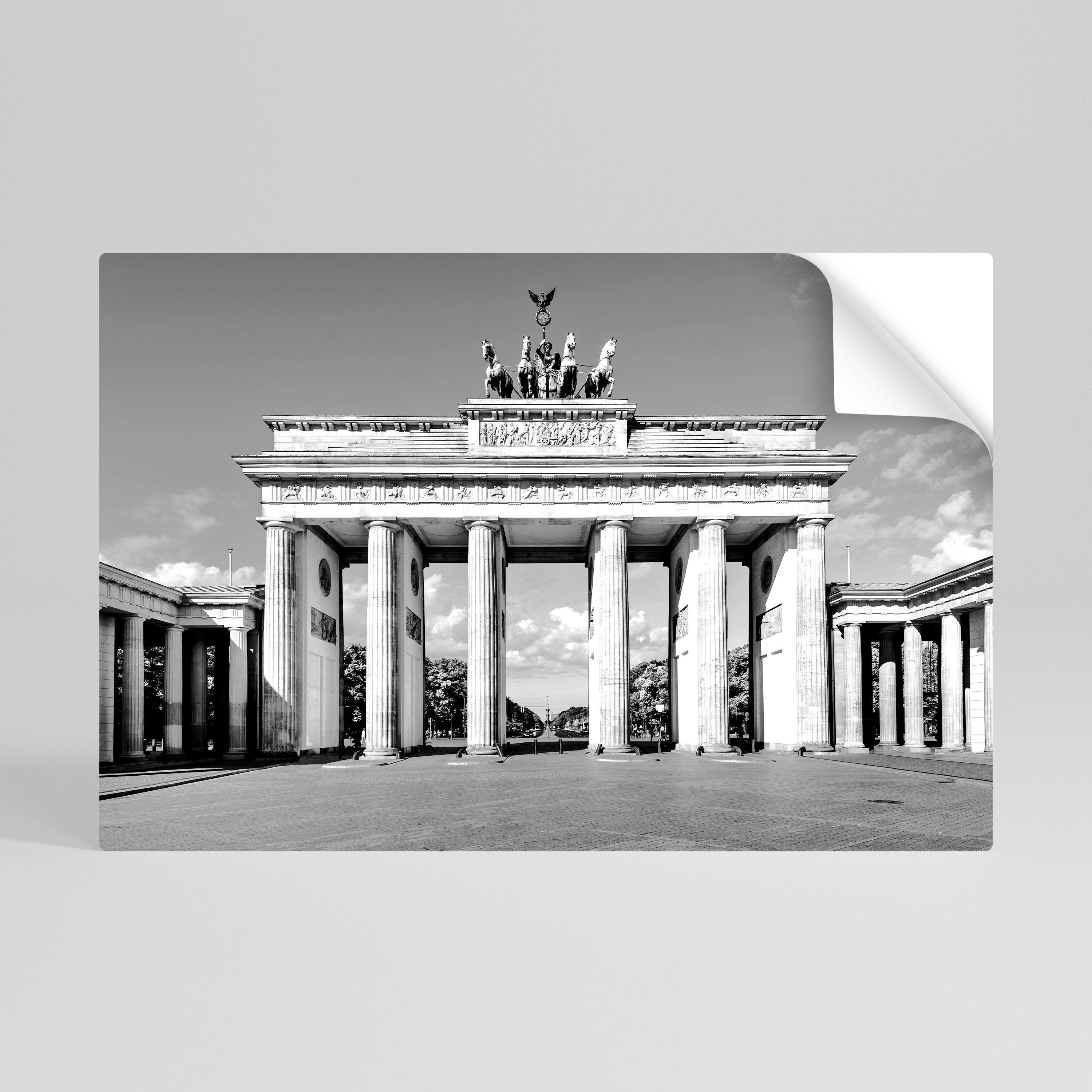 ECHOES OF HISTORY Póster adhesivo horizontal