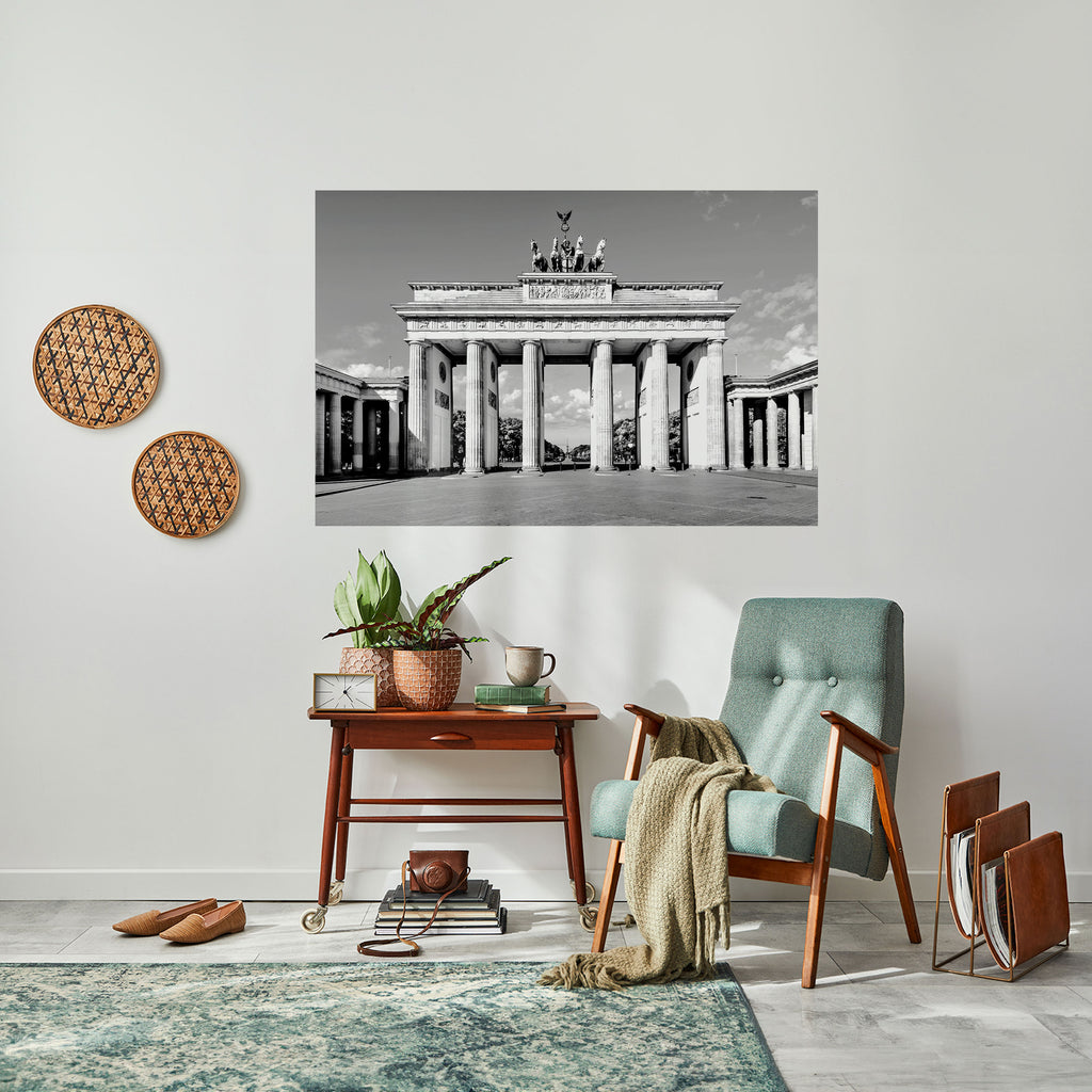 ECOS DE LA HISTORIA Póster horizontal autoadhesivo