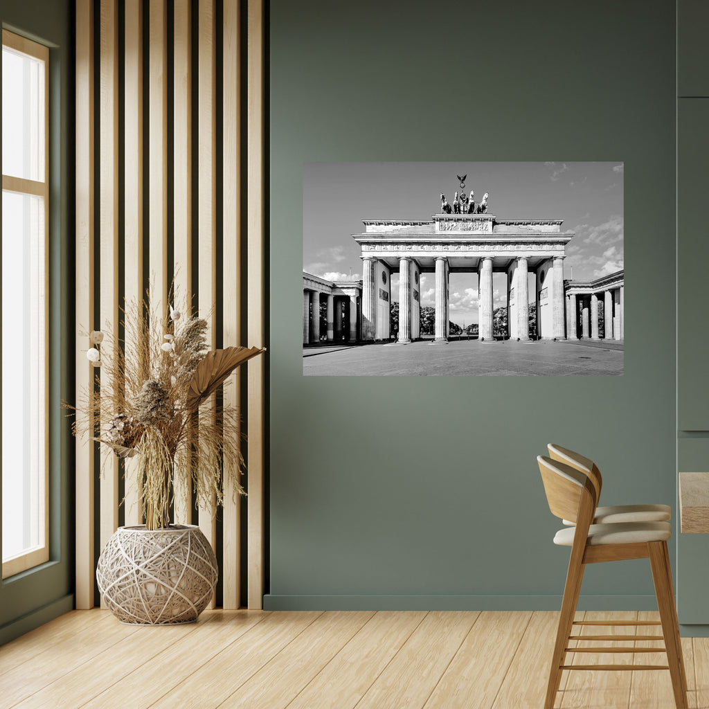 ECOS DE LA HISTORIA Póster horizontal autoadhesivo