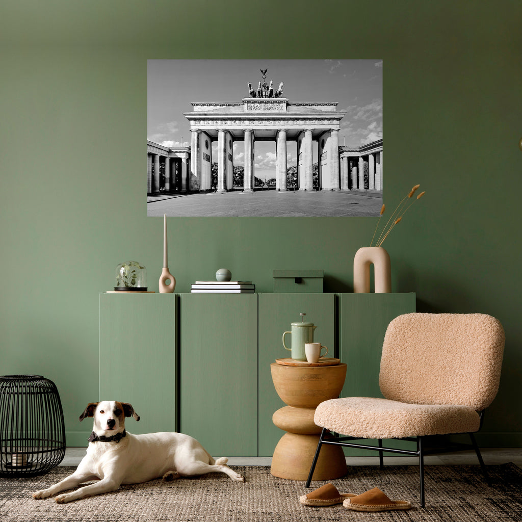 ECOS DE LA HISTORIA Póster horizontal autoadhesivo