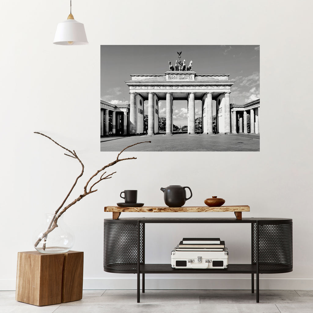 ECOS DE LA HISTORIA Póster horizontal autoadhesivo