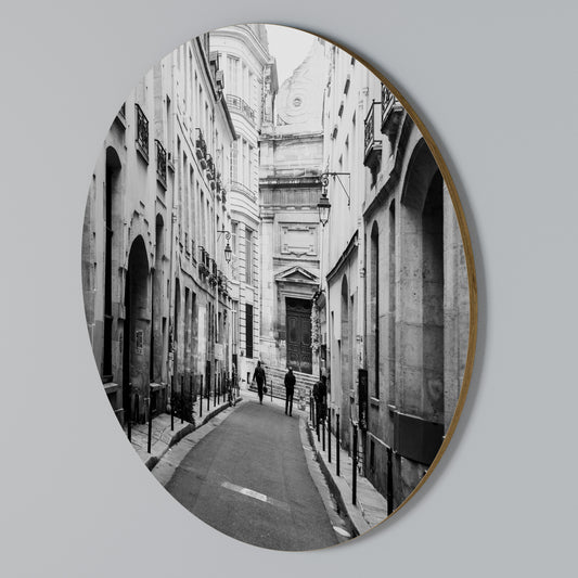 SECRET PATHWAYS UNVEILED Round Wall Art