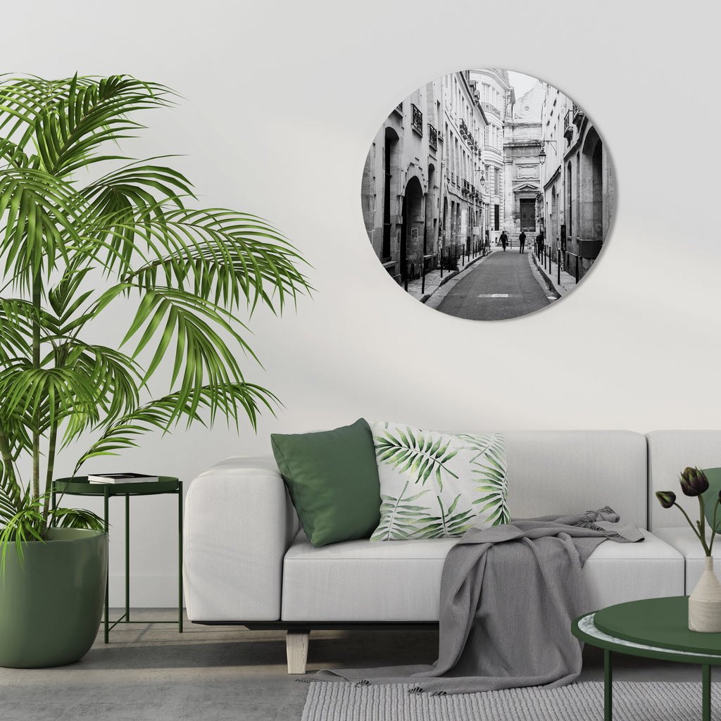 SECRET PATHWAYS UNVEILED Round Wall Art