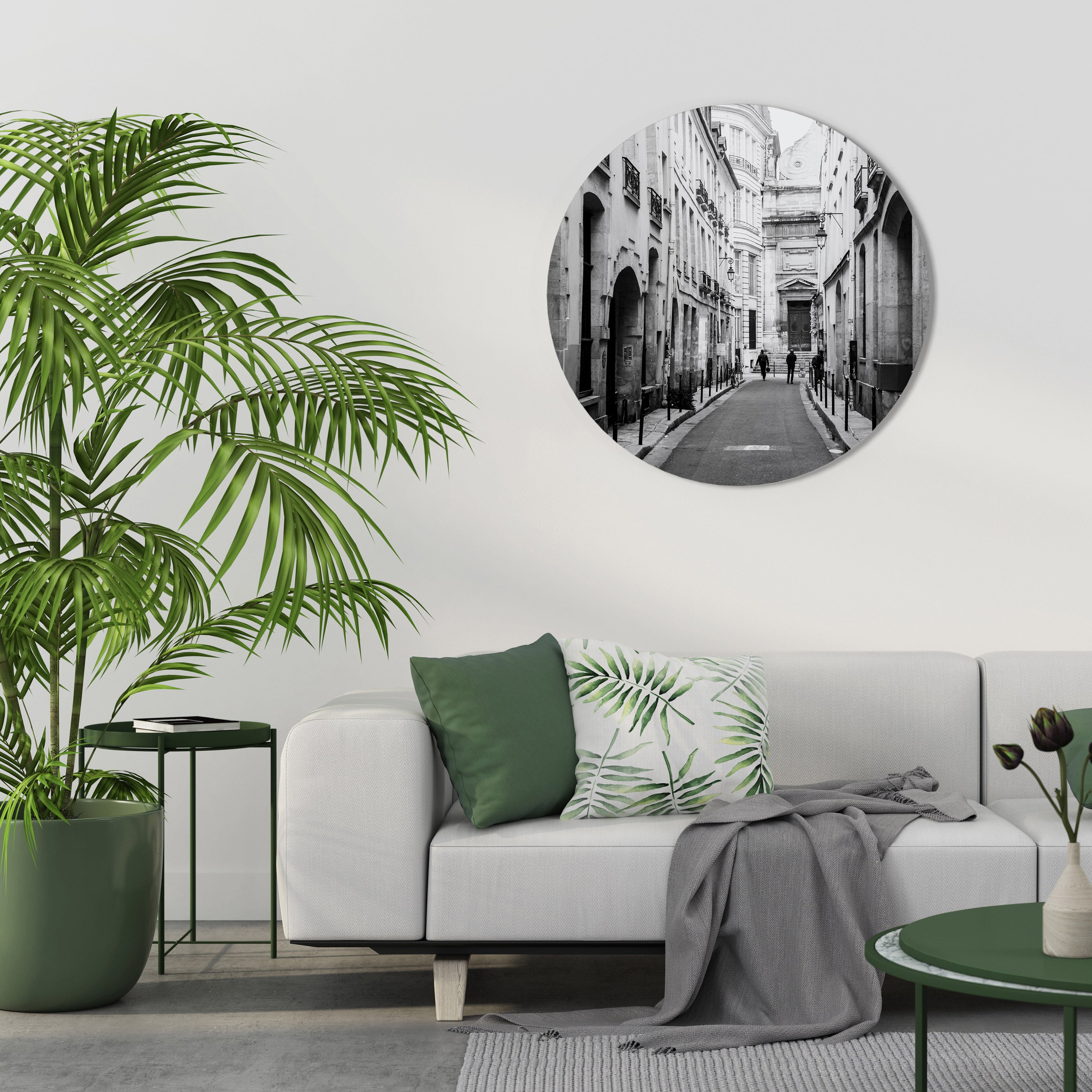 SECRET PATHWAYS UNVEILED Round Wall Art