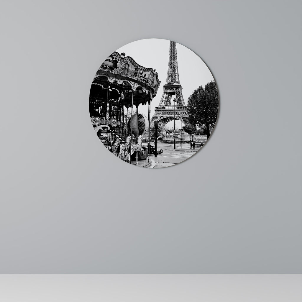 CHARMS OF THE CITY Round Wall Art