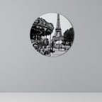 CHARMS OF THE CITY Round Wall Art