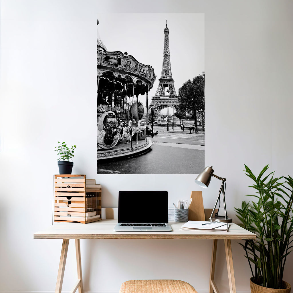 CHARMS OF THE CITY Peel and Stick Vertical Poster