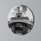TIMELESS EIFFEL PERSPECTIVE Decoración de Pared Redonda