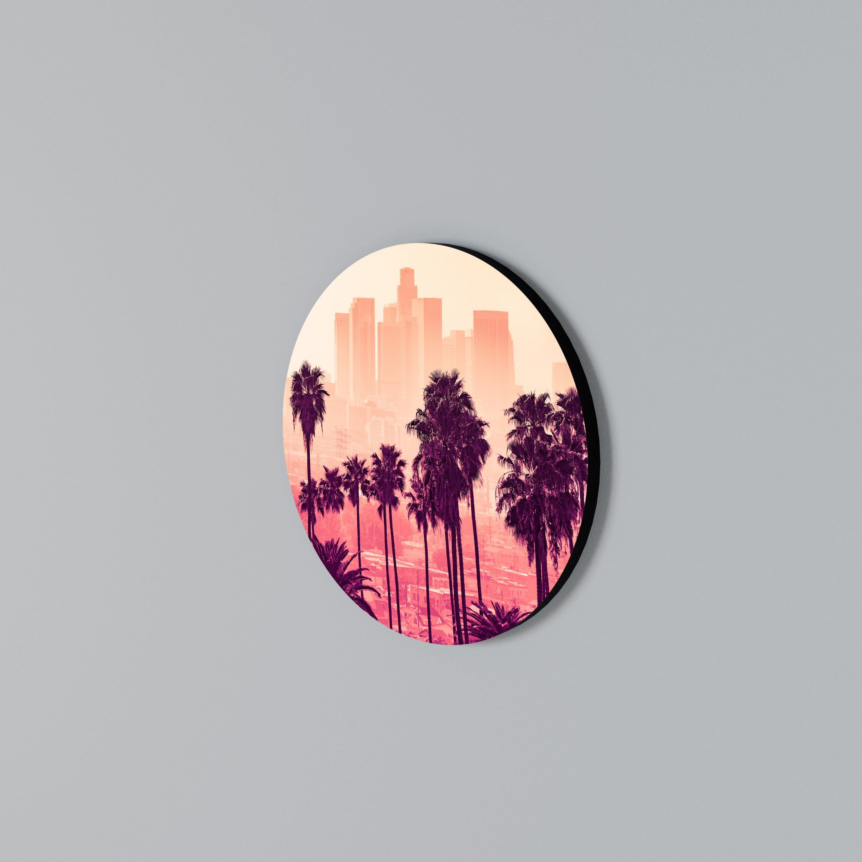 PALM SHADE DREAMSCAPE Round Wall Art