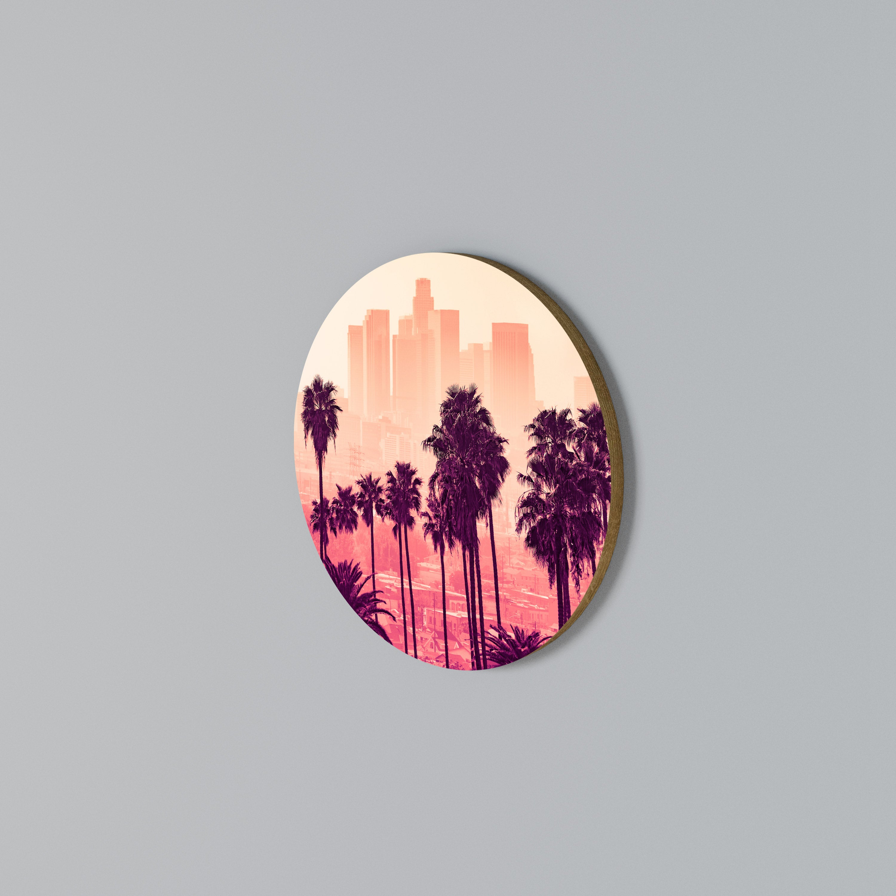 PALM SHADE DREAMSCAPE Round Wall Art