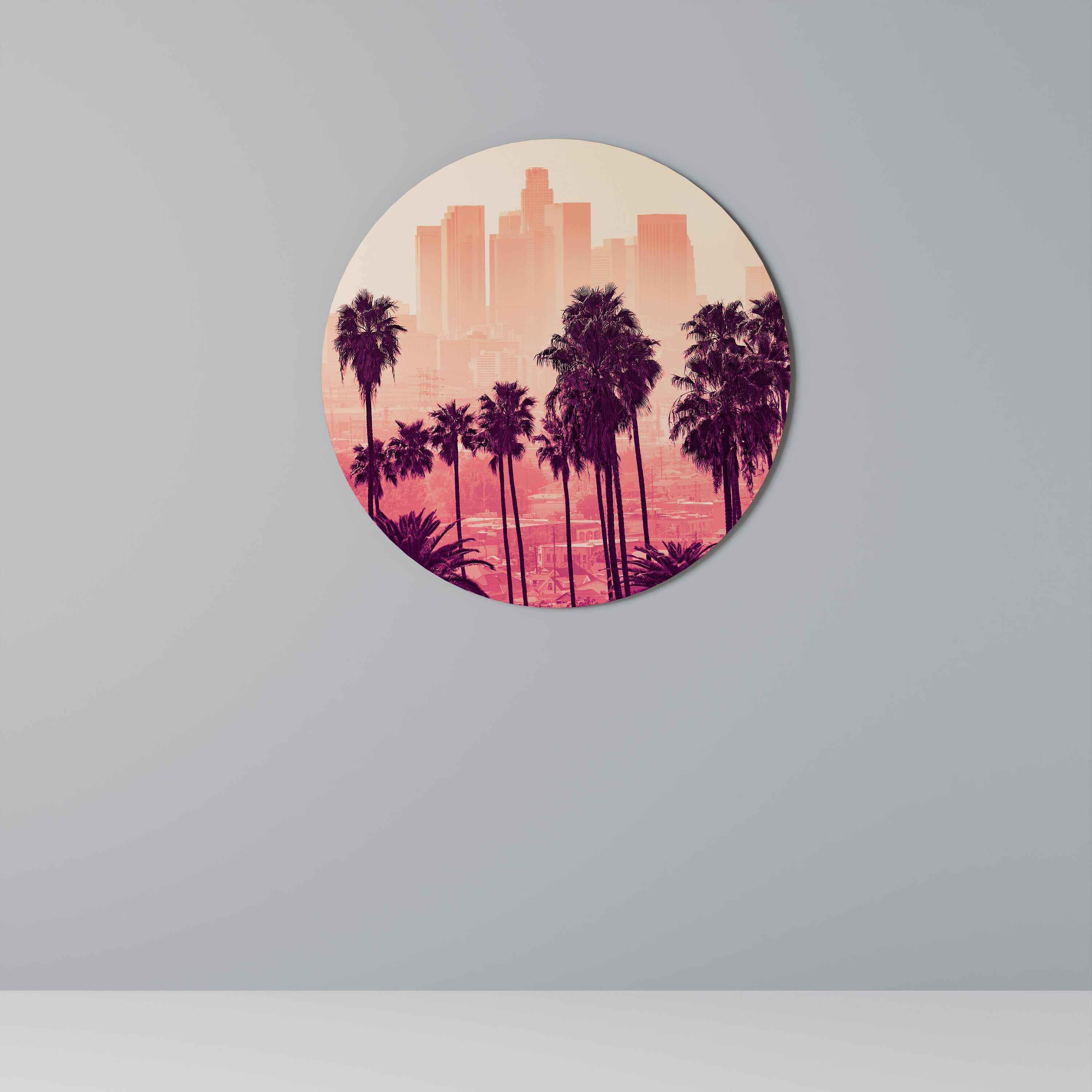 PALM SHADE DREAMSCAPE Round Wall Art