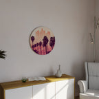 PALM SHADE DREAMSCAPE Decoración de Pared Redonda