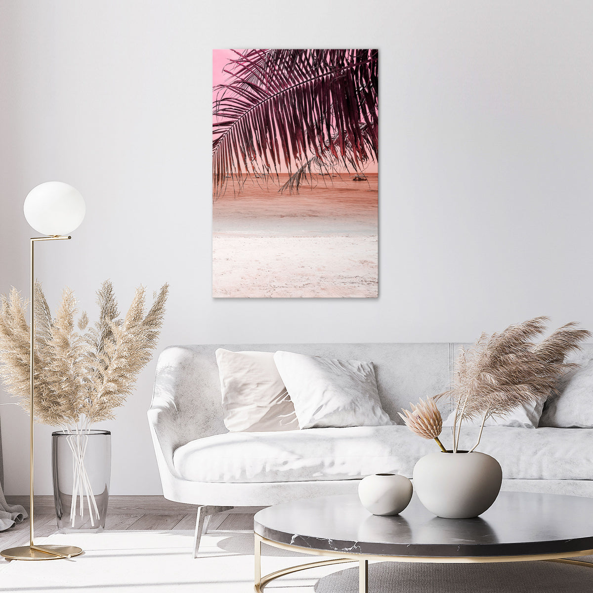 TROPICAL WHISPERS Cuadro en lienzo vertical