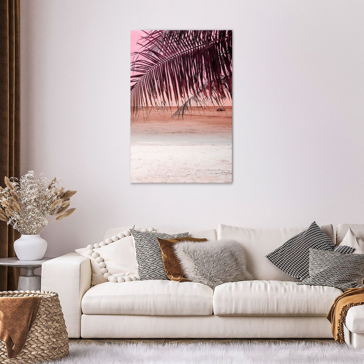 TROPICAL WHISPERS Cuadro en lienzo vertical