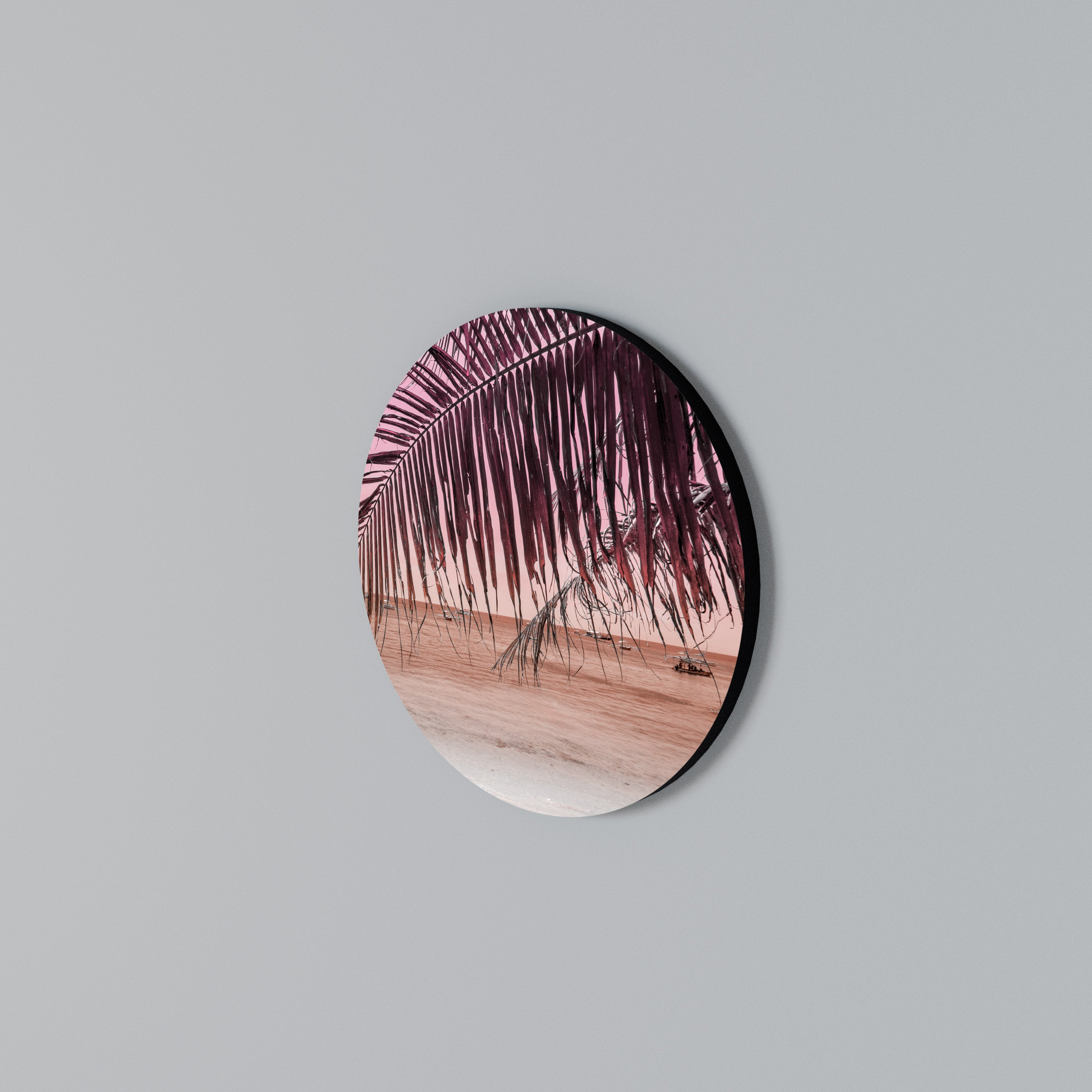 TROPICAL WHISPERS Round Wall Art