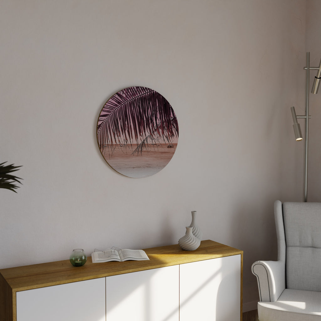 TROPICAL WHISPERS Round Wall Art