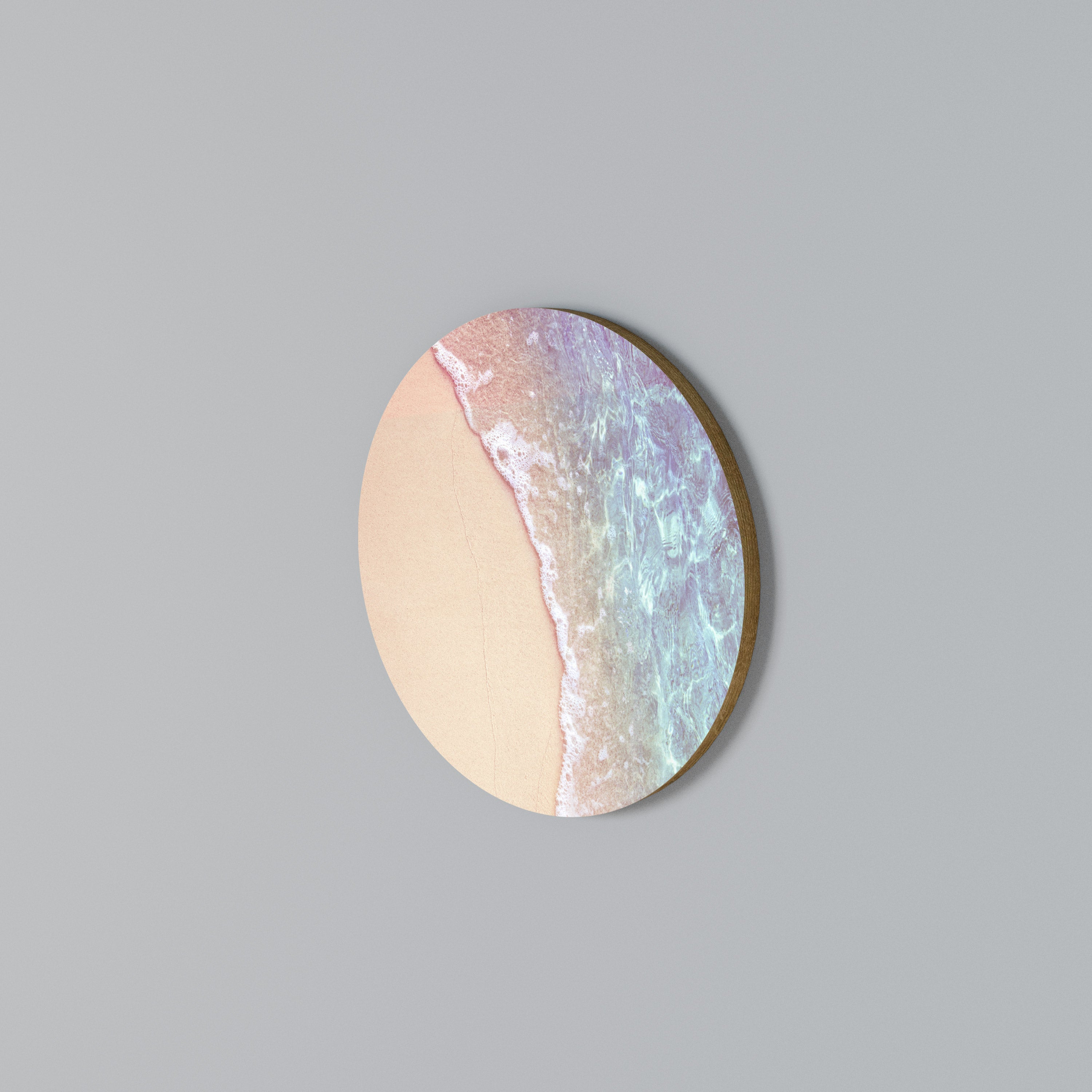 DREAMY SANDSCAPE HUES Round Wall Art