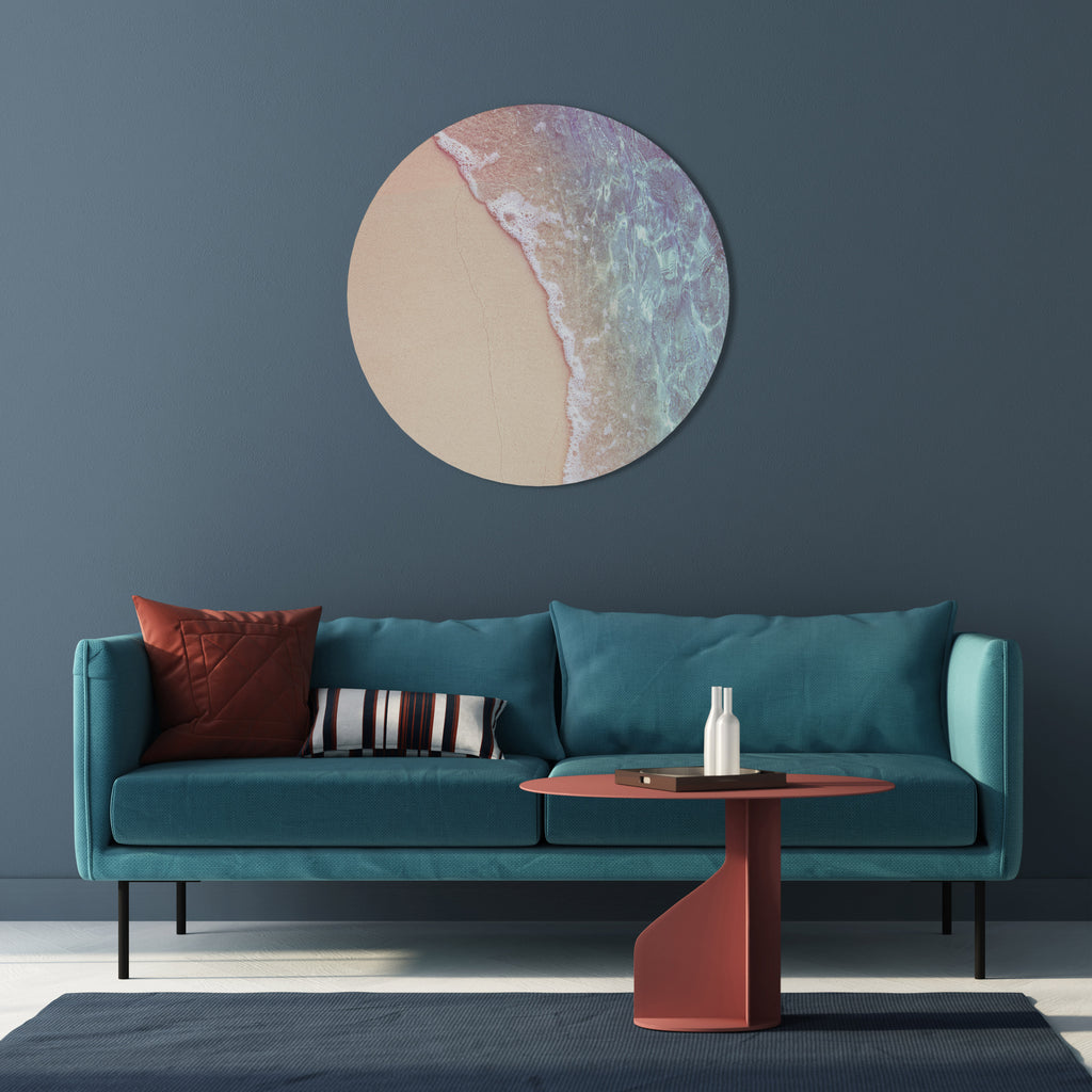 DREAMY SANDSCAPE HUES Round Wall Art