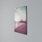 PASTEL COAST VIBES Cuadro en lienzo vertical