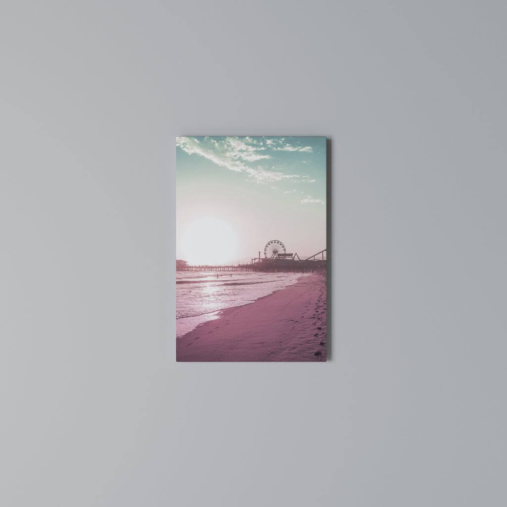 PASTEL COAST VIBES Cuadro en lienzo vertical