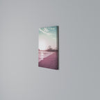 PASTEL COAST VIBES Cuadro en lienzo vertical
