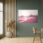 PASTEL COAST VIBES Póster Horizontal Adhesivo
