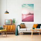 PASTEL COAST VIBES Peel and Stick Vertical Poster