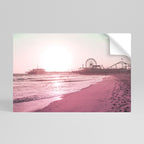 PASTEL COAST VIBES Póster Horizontal Adhesivo