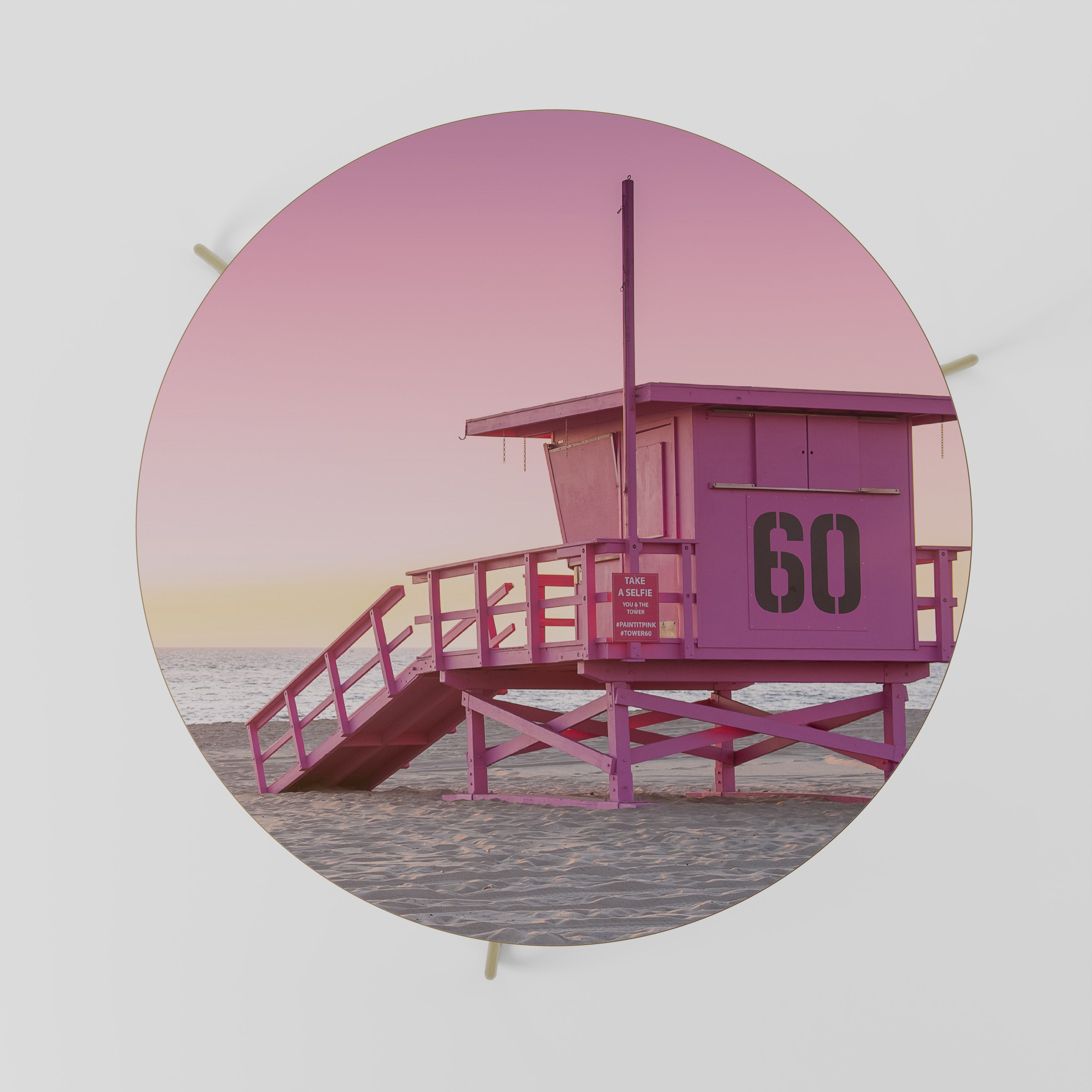 RELOJ PINK PARADISE Mesa de centro 69