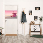 PINK PARADISE WATCH Peel and Stick Horizontal Poster