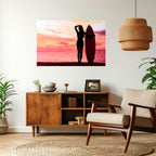 SUNSET SURF SPIRIT Póster Horizontal Adhesivo