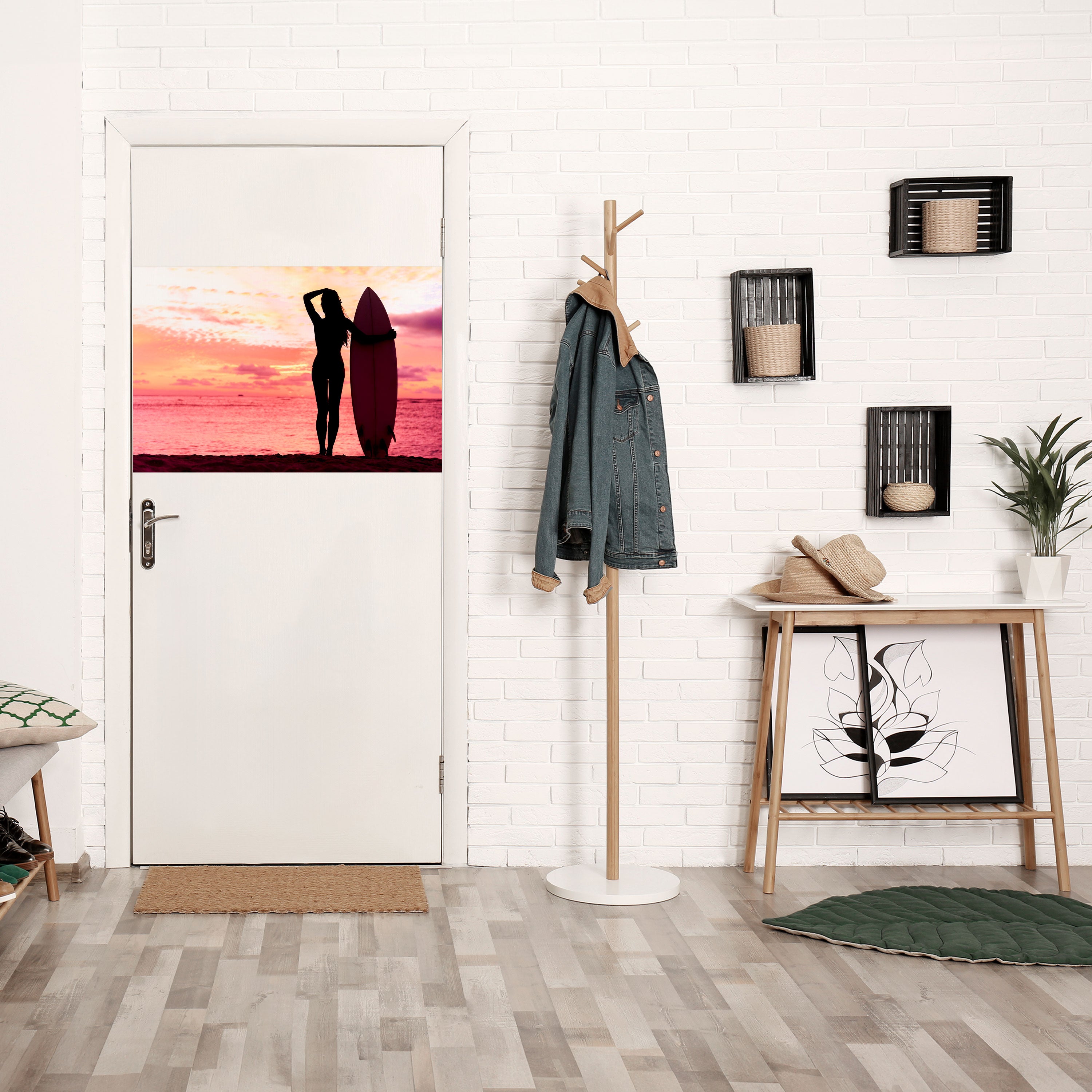 Póster horizontal autoadhesivo SUNSET SURF SPIRIT