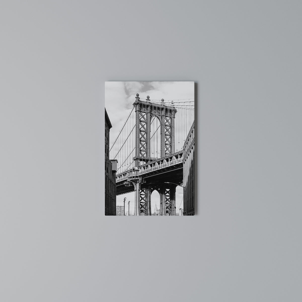 BRIDGE OF TIME Cuadro en lienzo vertical