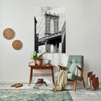 BRIDGE OF TIME Peel and Stick Vertical Poster