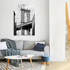 BRIDGE OF TIME Peel and Stick Vertical Poster