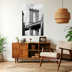 BRIDGE OF TIME Peel and Stick Vertical Poster