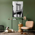 BRIDGE OF TIME Peel and Stick Vertical Poster