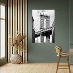 BRIDGE OF TIME Peel and Stick Vertical Poster