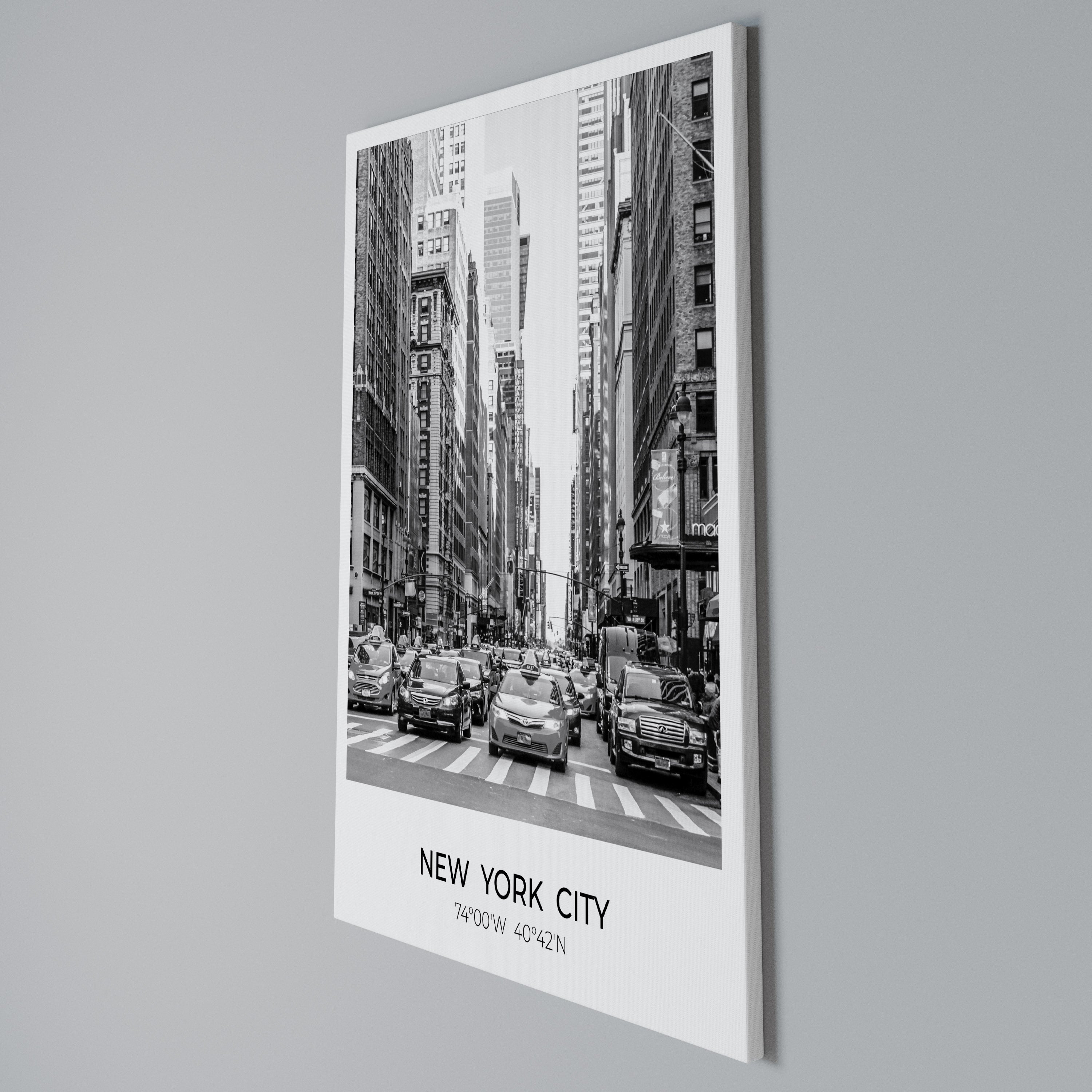 TIMELESS NEW YORK VIBES Vertical Canvas Print