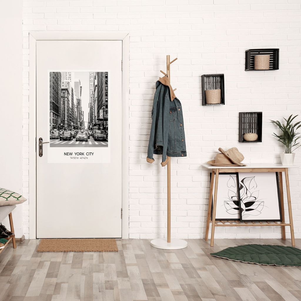 TIMELESS NEW YORK VIBES Peel and Stick Vertical Poster