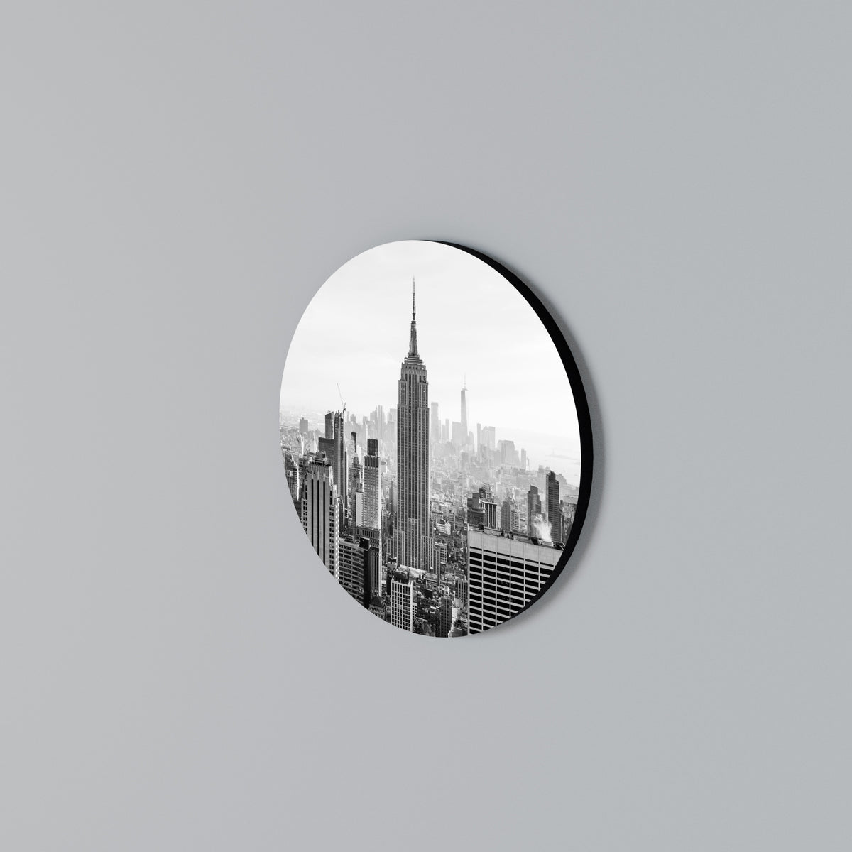 EMPIRE STATE BUILDING Arte de pared redondo