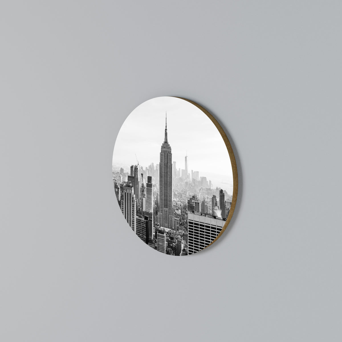 EMPIRE STATE BUILDING Arte de pared redondo