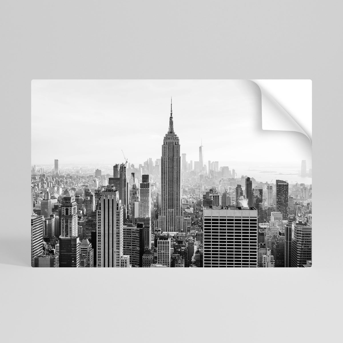 EMPIRE STATE BUILDING Póster adhesivo horizontal