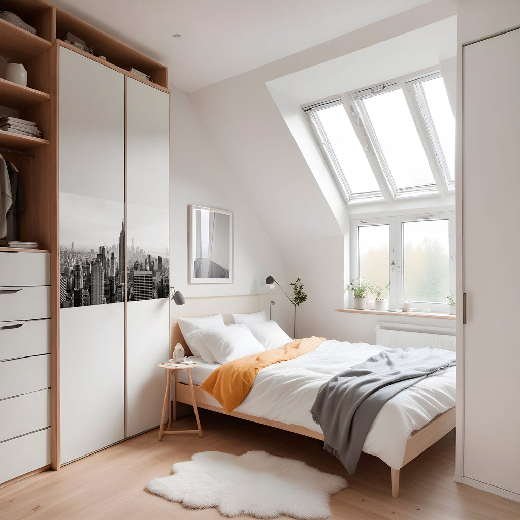 Póster horizontal autoadhesivo del Empire State Building