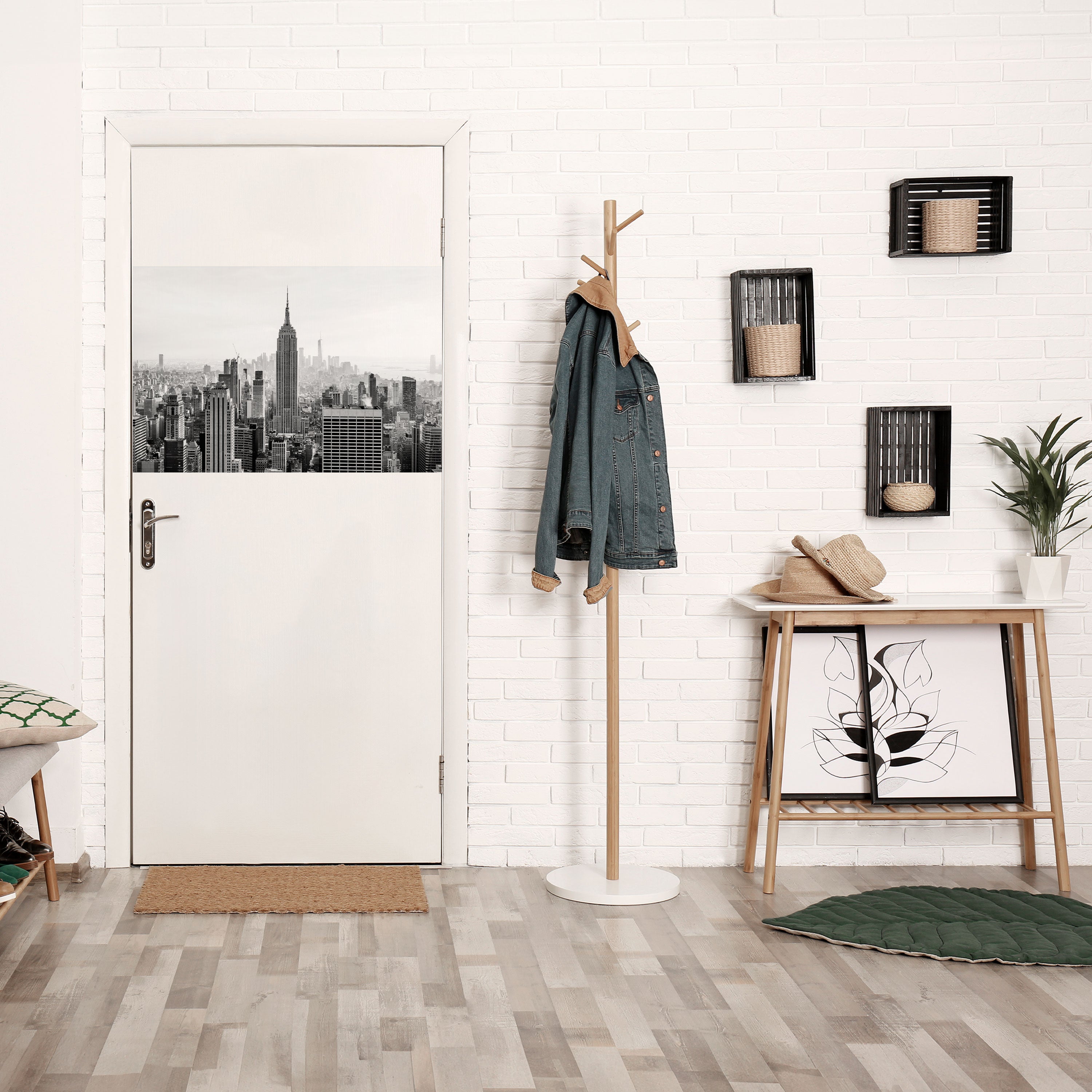 Póster horizontal autoadhesivo del Empire State Building