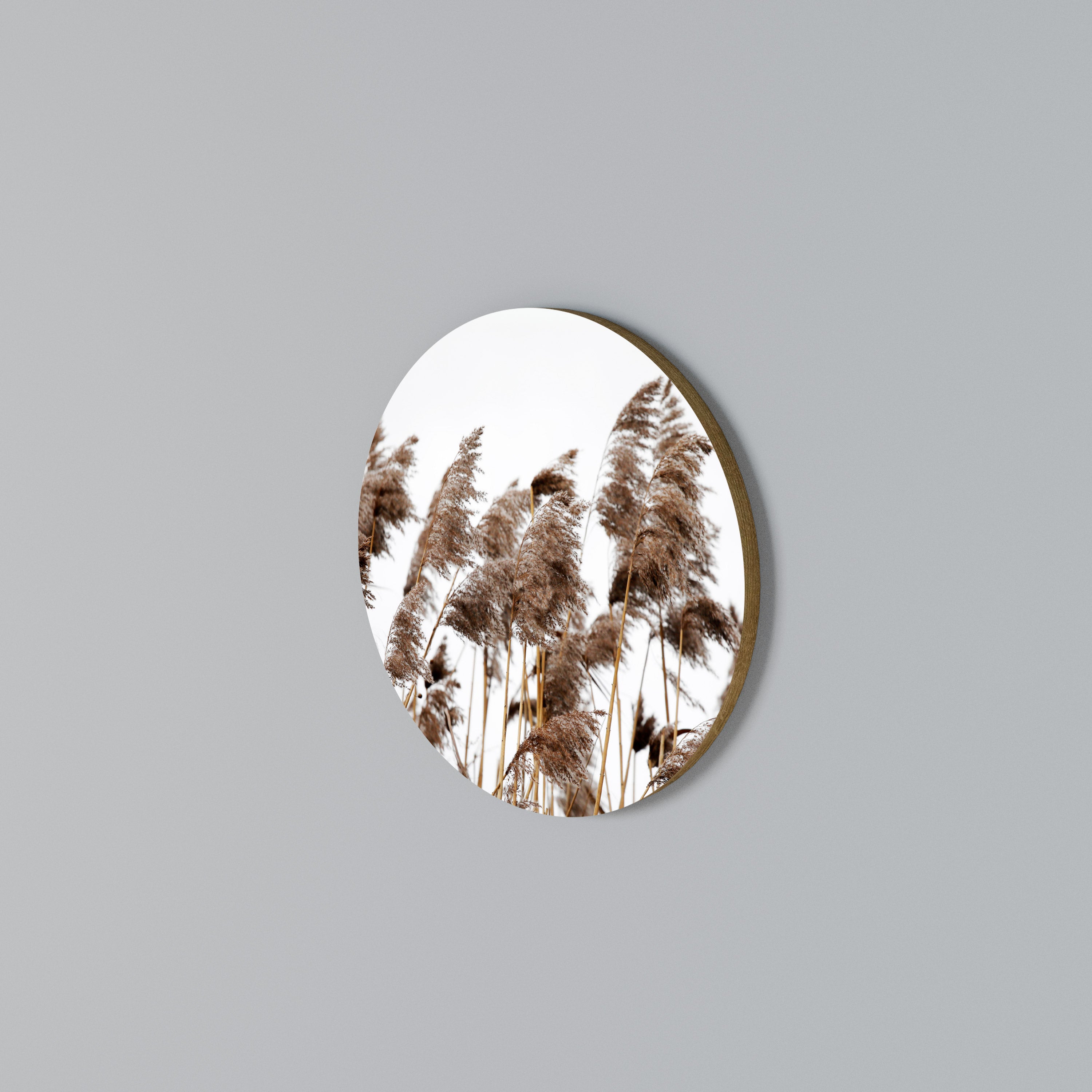 DANCE OF REEDS Round Wall Art